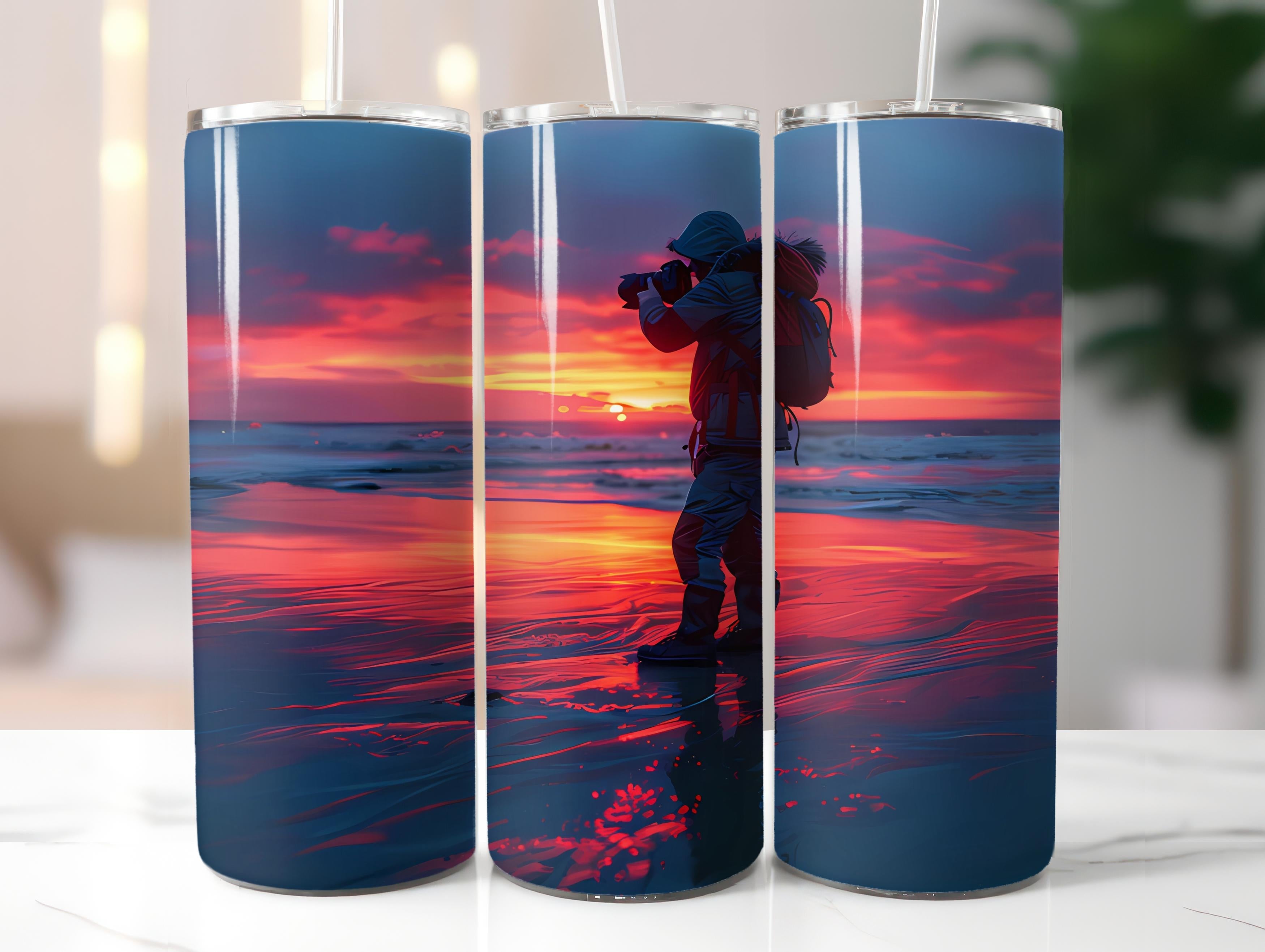Photographer Profession 3 Tumbler Wrap - CraftNest - Digital Crafting and Art
