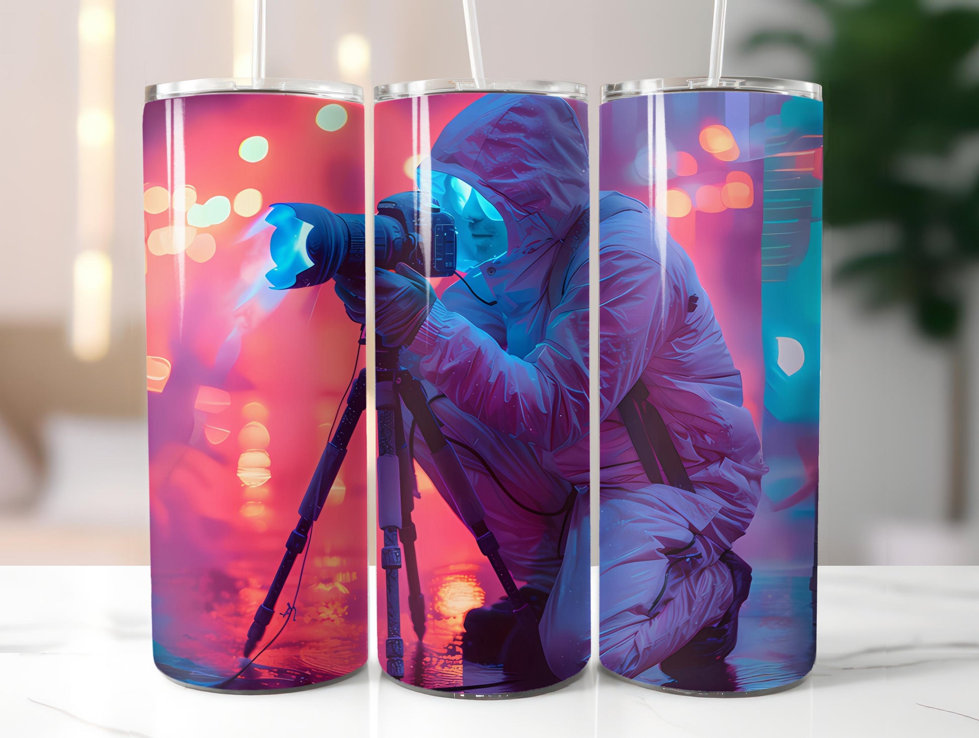 Photographer Profession 4 Tumbler Wrap - CraftNest - Digital Crafting and Art