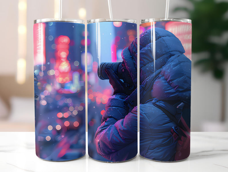 Photographer Profession 1 Tumbler Wrap - CraftNest - Digital Crafting and Art