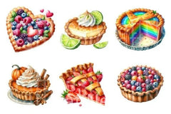 Pie Clipart Bundle Collection - CraftNest - Digital Crafting and Art