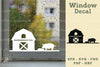 Pigs on the Farm Window Decal Clipart