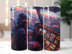 Pilot Profession 4 Tumbler Wrap - CraftNest - Digital Crafting and Art
