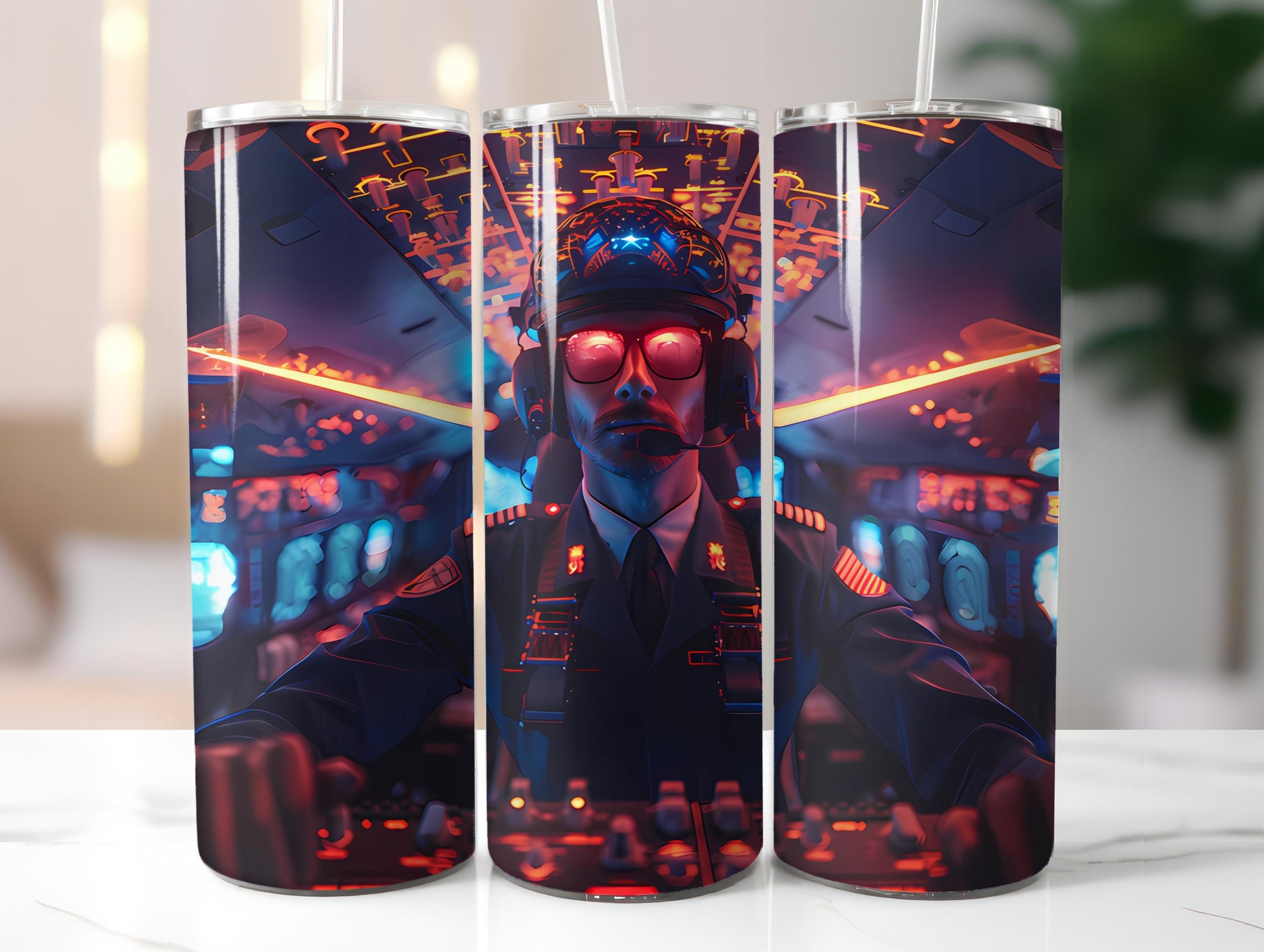 Pilot Profession 1 Tumbler Wrap - CraftNest - Digital Crafting and Art
