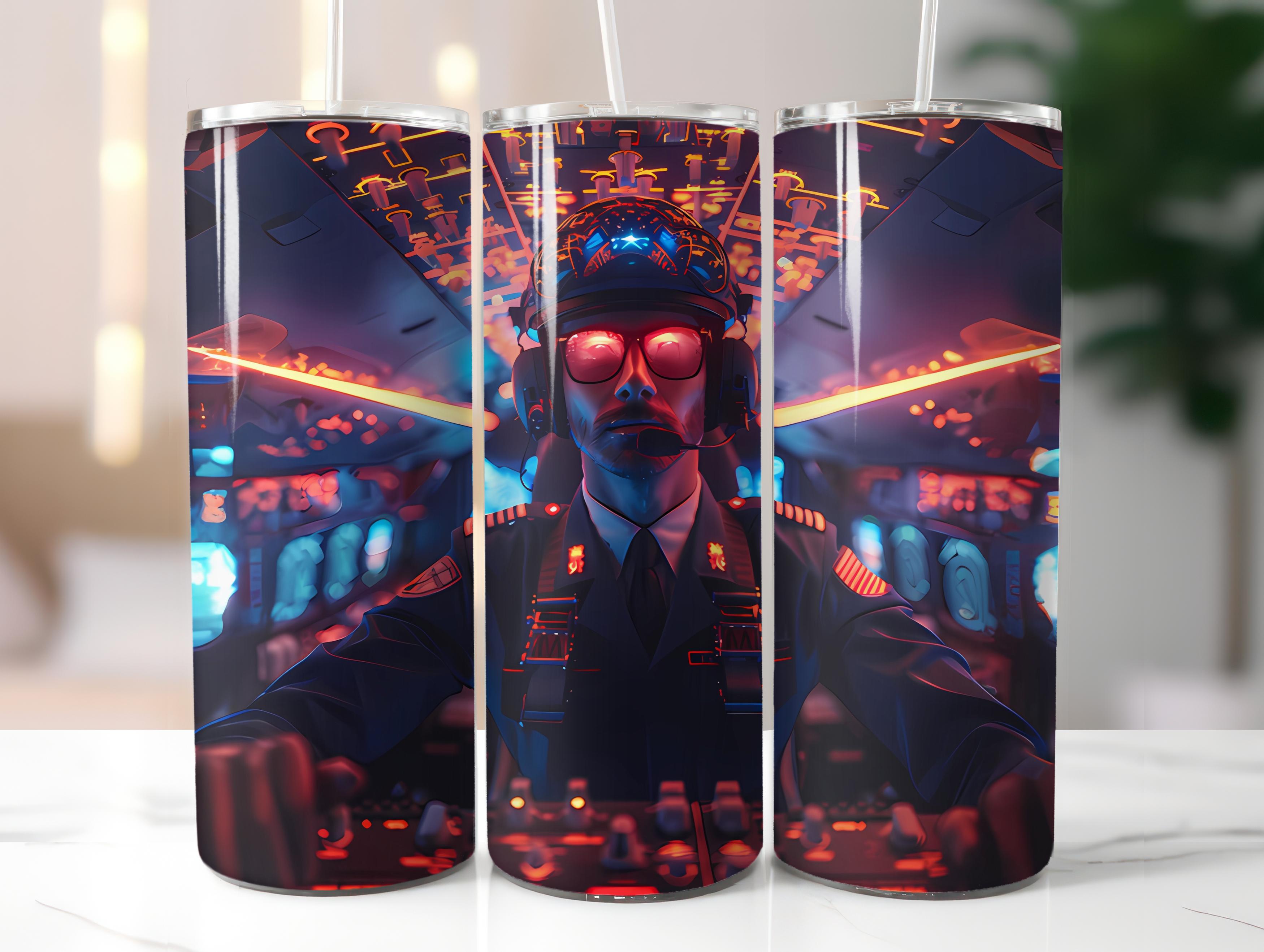 Pilot Profession 1 Tumbler Wrap - CraftNest - Digital Crafting and Art