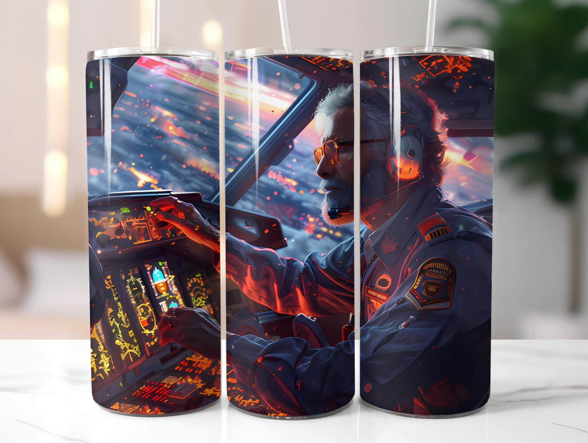Pilot Profession 3 Tumbler Wrap - CraftNest - Digital Crafting and Art