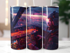 Pilot Profession 2 Tumbler Wrap - CraftNest - Digital Crafting and Art