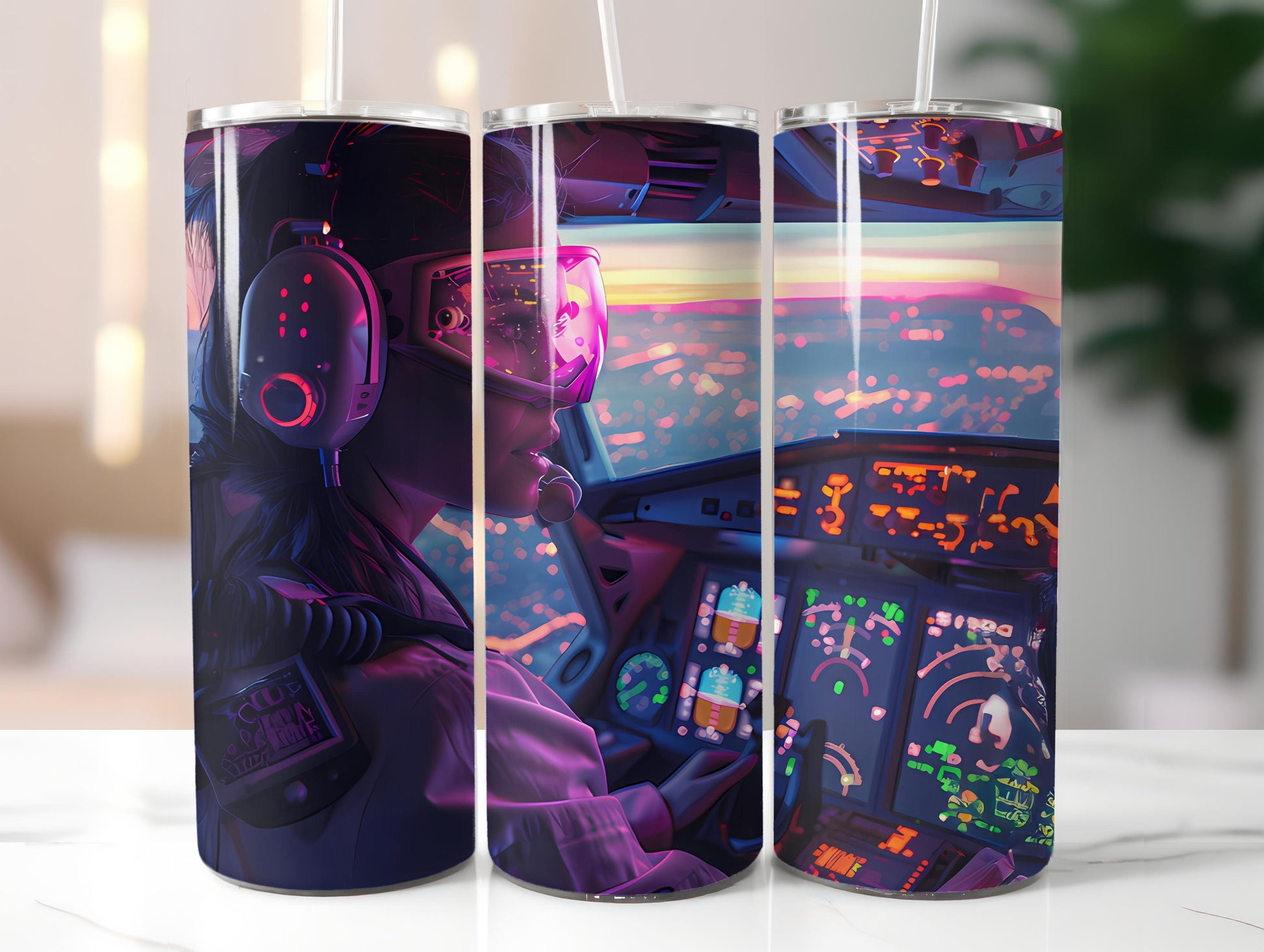 Pilot Profession 2 Tumbler Wrap - CraftNest - Digital Crafting and Art