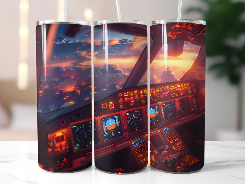 Pilot Profession 3 Tumbler Wrap - CraftNest - Digital Crafting and Art
