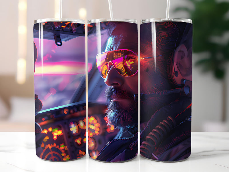 Pilot Profession 4 Tumbler Wrap - CraftNest - Digital Crafting and Art
