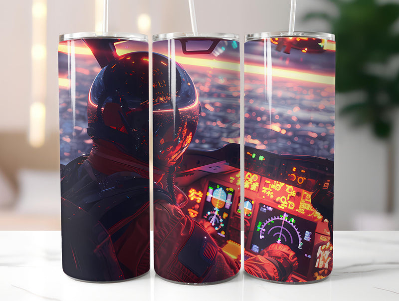 Pilot Profession 2 Tumbler Wrap - CraftNest - Digital Crafting and Art