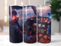 Pilot Profession 3 Tumbler Wrap - CraftNest - Digital Crafting and Art
