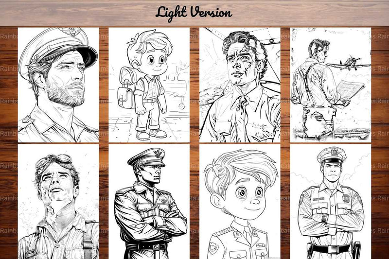 Pilot Coloring Books - CraftNest - Digital Crafting and Art