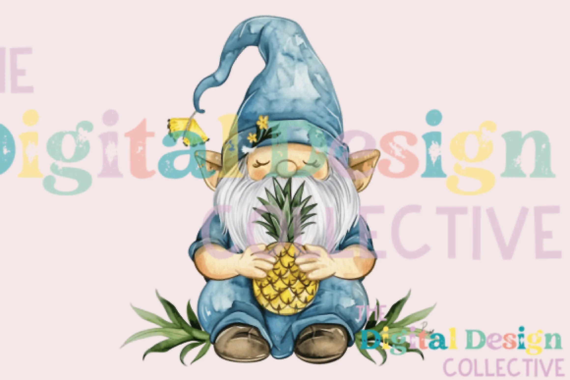Pineapple Gnome Clipart Bundle - CraftNest - Digital Crafting and Art