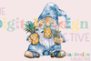 Pineapple Gnome Clipart Bundle