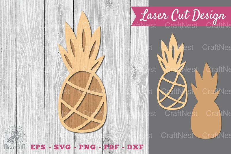 Pineapple Laser Cut Decoration Clipart Bundle - CraftNest - Digital Crafting and Art