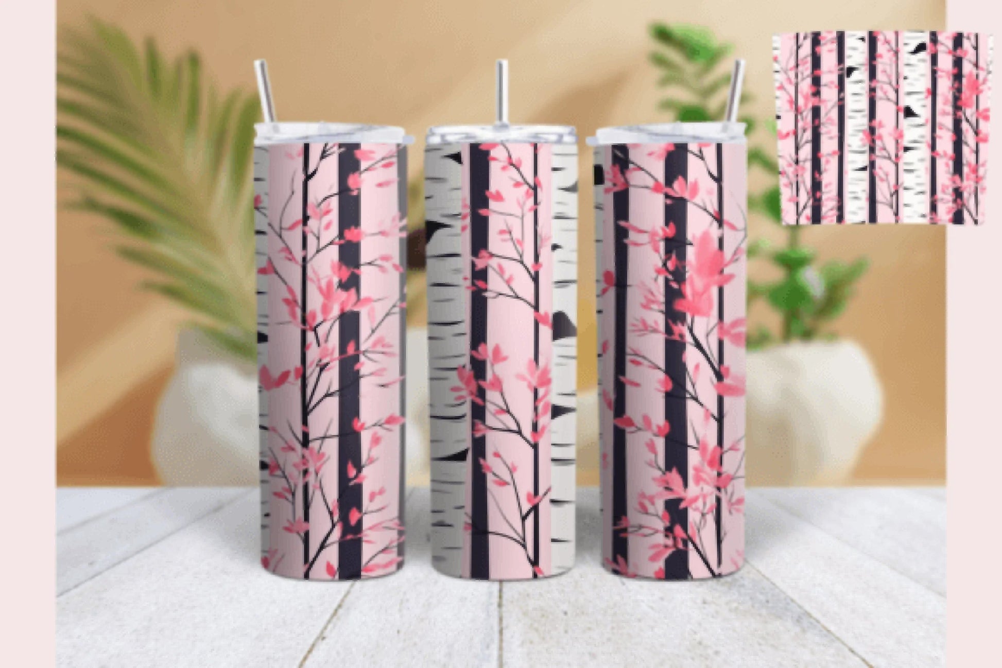 Birch Tree Valentine's Day Tumbler Wrap Bundle - CraftNest - Digital Crafting and Art