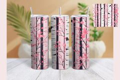 Birch Tree Valentine's Day Tumbler Wrap Bundle - CraftNest - Digital Crafting and Art