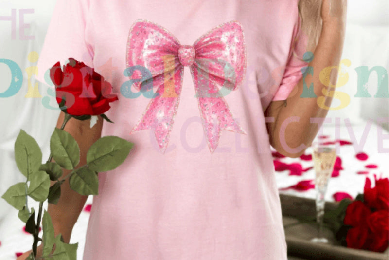 Pink Bow Valentine Clipart Bundle - CraftNest - Digital Crafting and Art