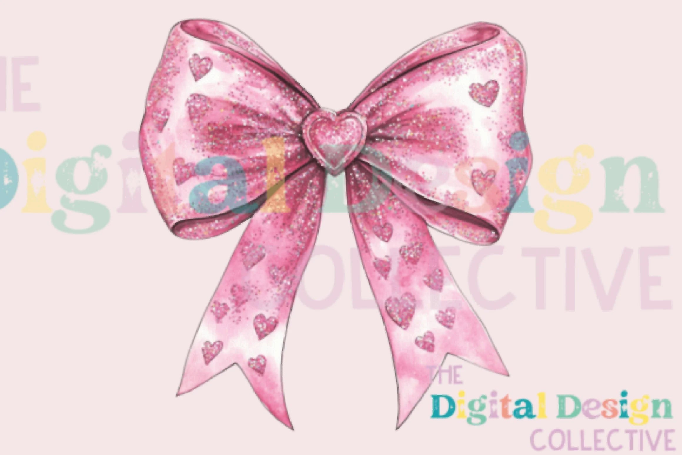 Pink Bow Valentine Clipart Bundle - CraftNest - Digital Crafting and Art