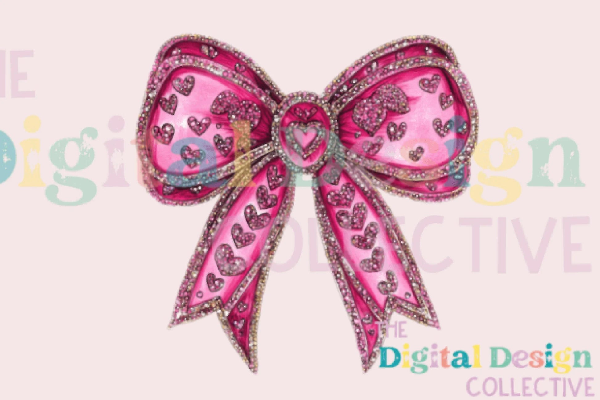 Pink Bow Valentine Clipart Bundle - CraftNest - Digital Crafting and Art