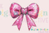 Pink Bow Valentine Clipart Bundle