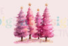 Pink Christmas T-Shirt Design Clipart Bundle
