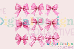 Valentine's Day Coquette Bow Heart Design Clipart Bundle - CraftNest - Digital Crafting and Art
