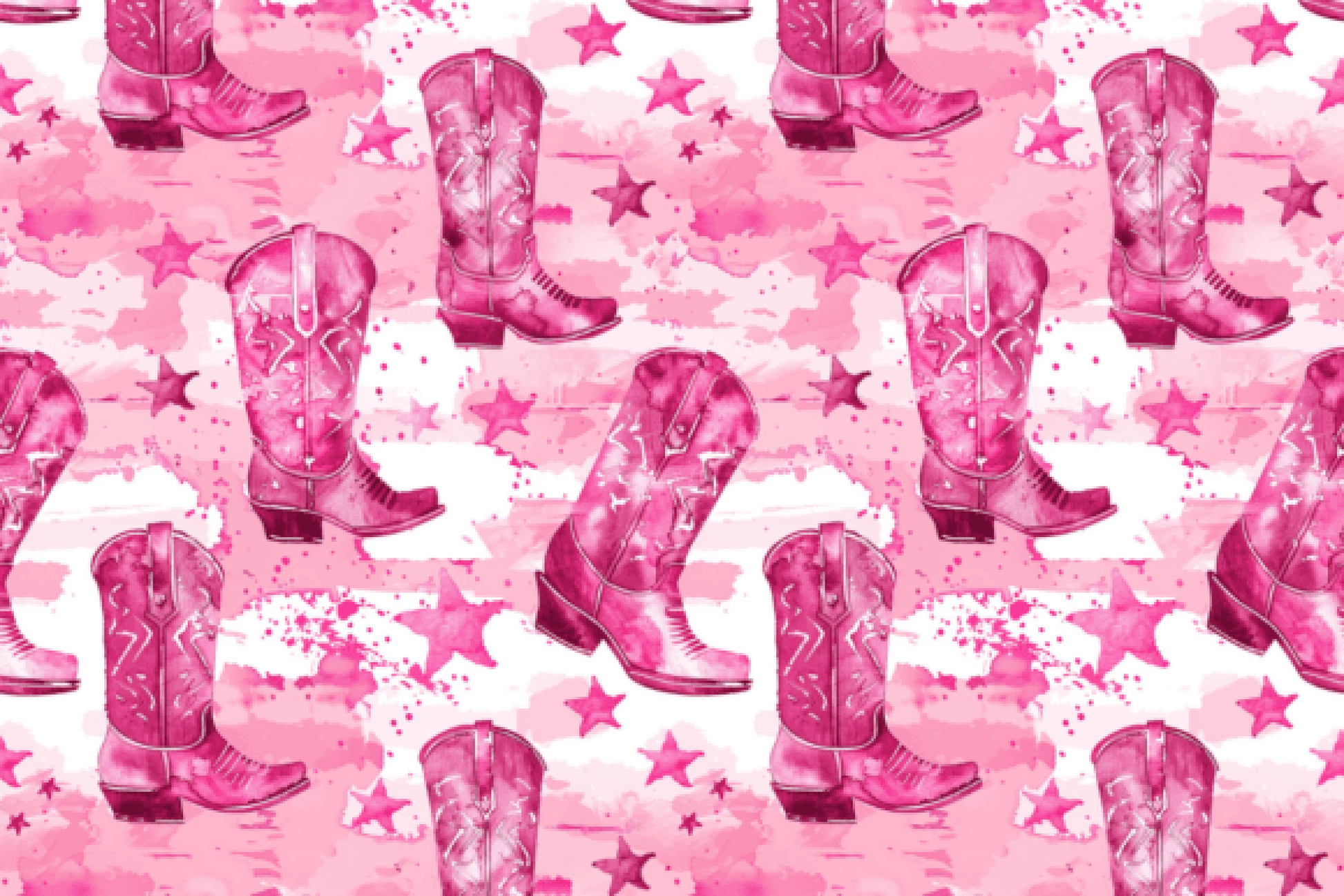 Pink Cowboy Boots Seamless Digital Paper - CraftNest - Digital Crafting and Art