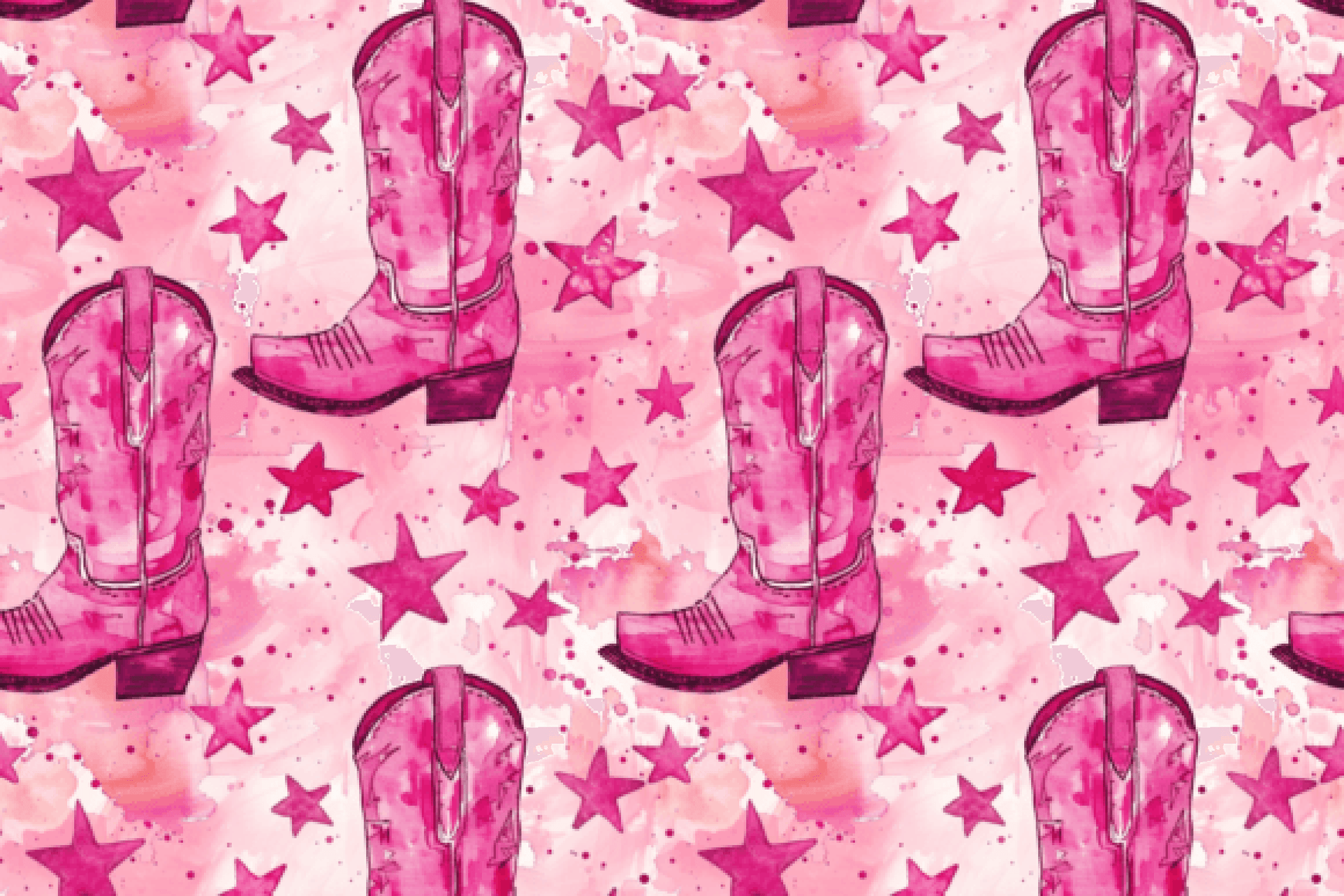Pink Cowboy Boots Seamless Digital Paper - CraftNest - Digital Crafting and Art