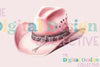 Stylish Pink Cowboy Hat Clipart Bundle