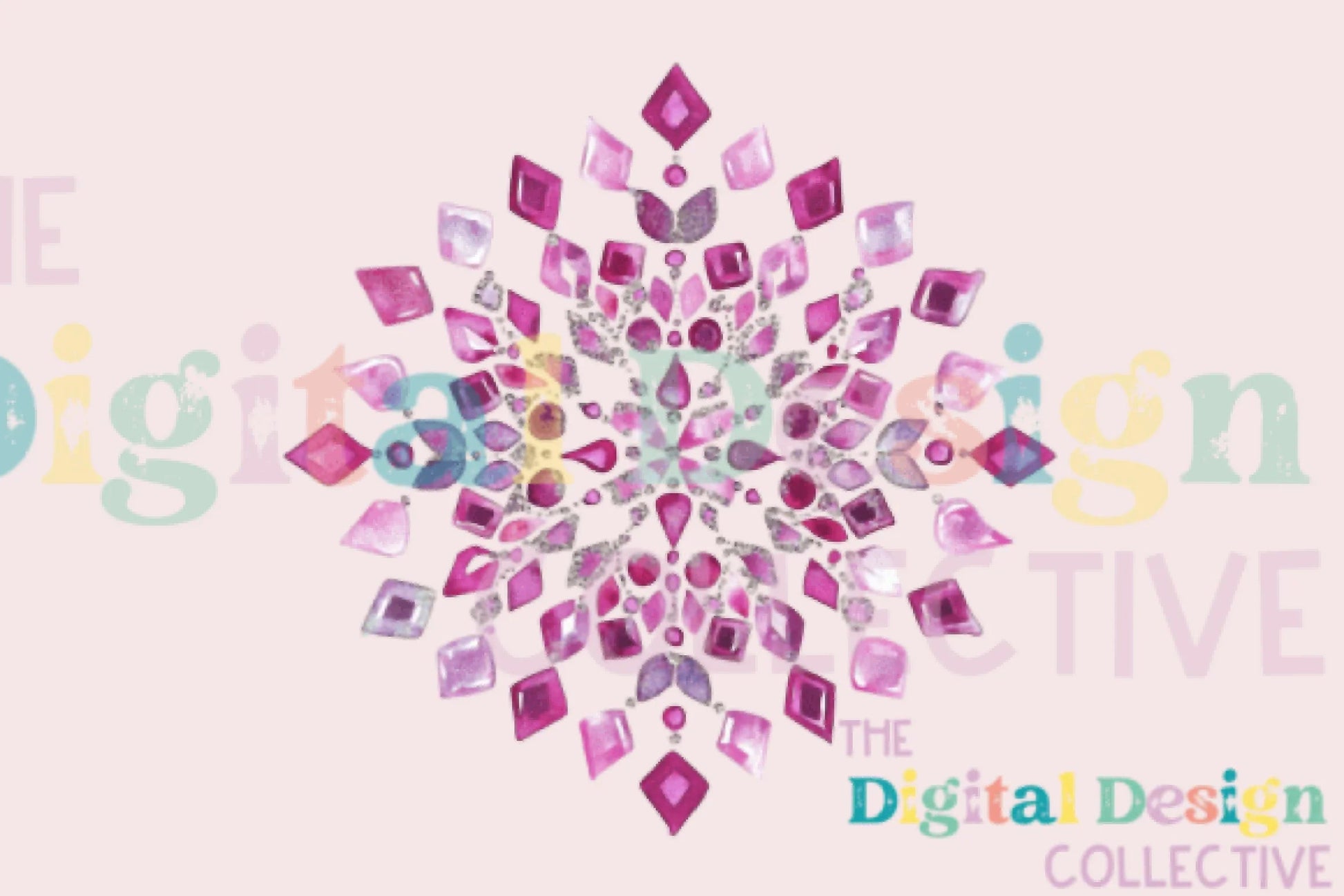 Pink Disco Snowflake Clipart Bundle - CraftNest - Digital Crafting and Art