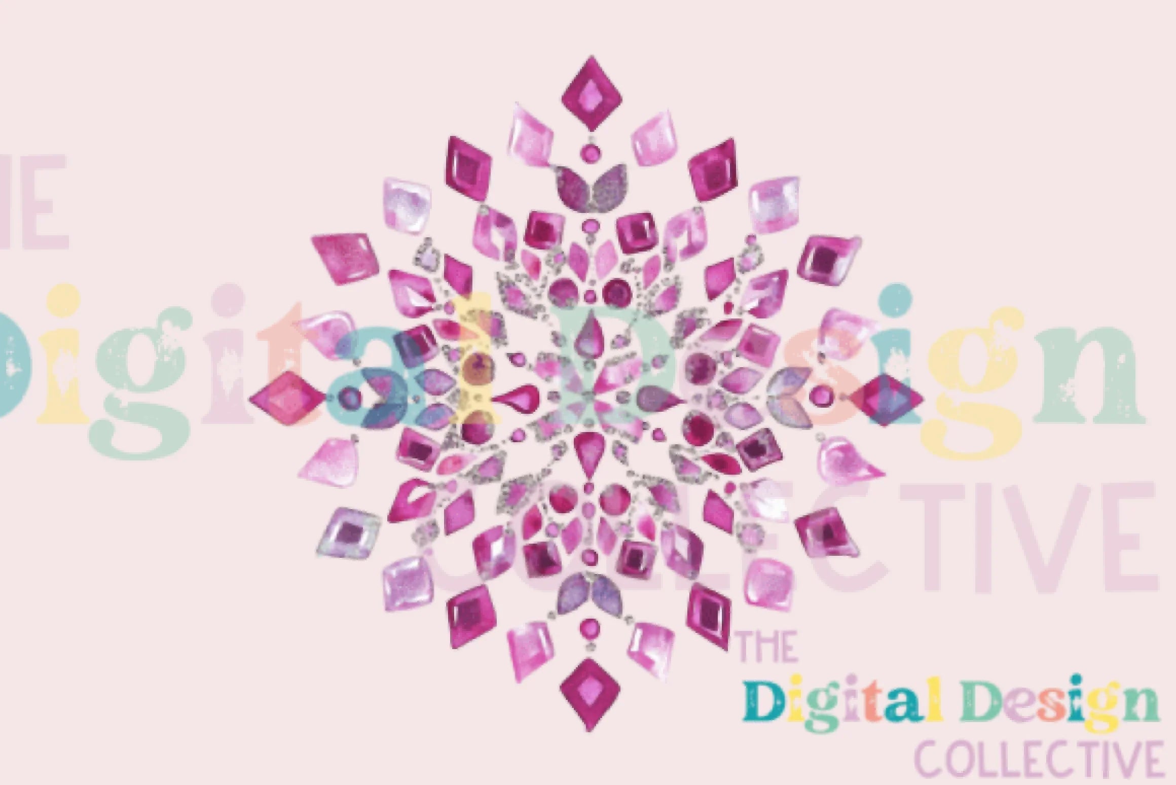 Pink Disco Snowflake Clipart Bundle - CraftNest - Digital Crafting and Art