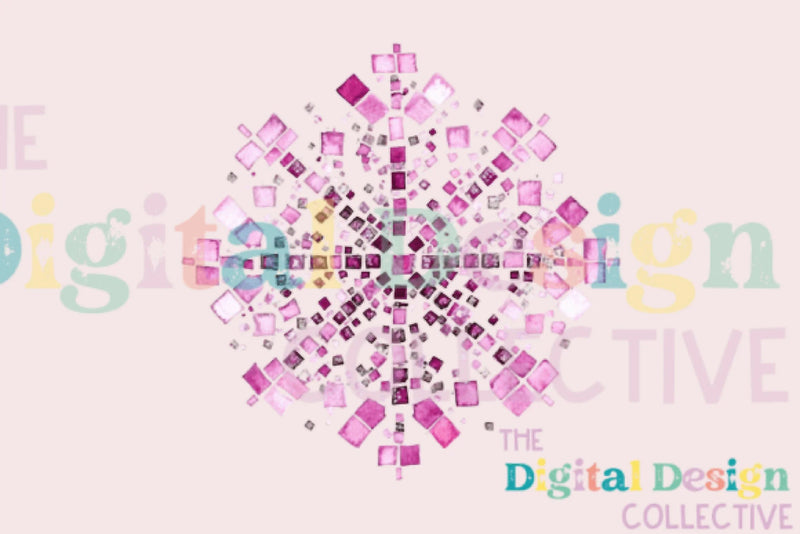 Pink Disco Snowflake Clipart Bundle - CraftNest - Digital Crafting and Art