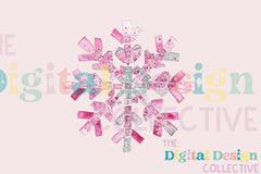 Pink Disco Snowflake Clipart Bundle - CraftNest - Digital Crafting and Art
