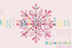 Pink Disco Snowflake Clipart Bundle - CraftNest - Digital Crafting and Art