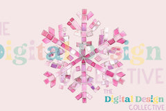 Pink Disco Snowflake Clipart Bundle - CraftNest - Digital Crafting and Art
