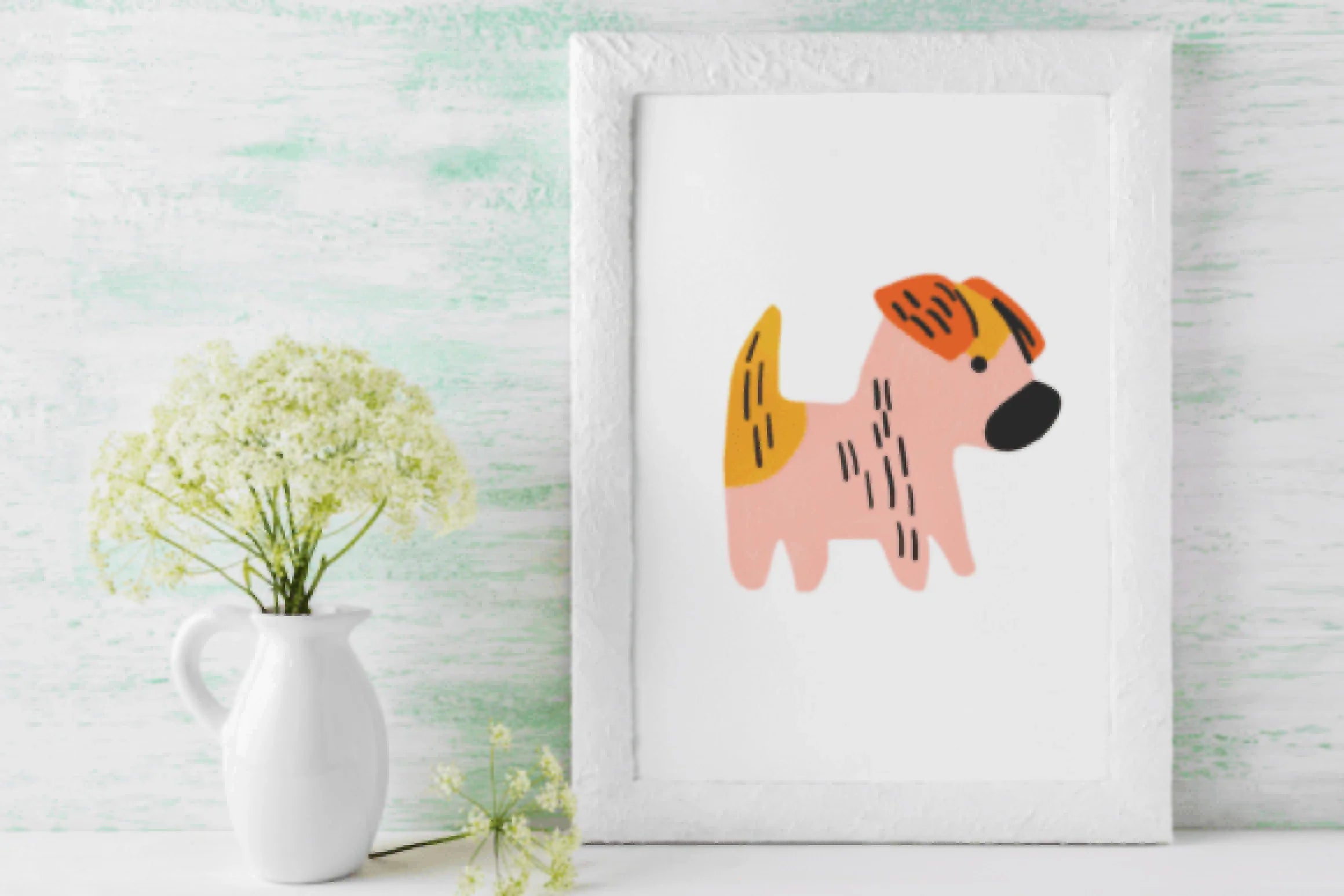 Pink Dog Clipart Bundle - CraftNest - Digital Crafting and Art