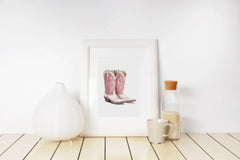 Pink Girly Cowgirl Boots and Hats Clipart Bundle - CraftNest - Digital Crafting and Art