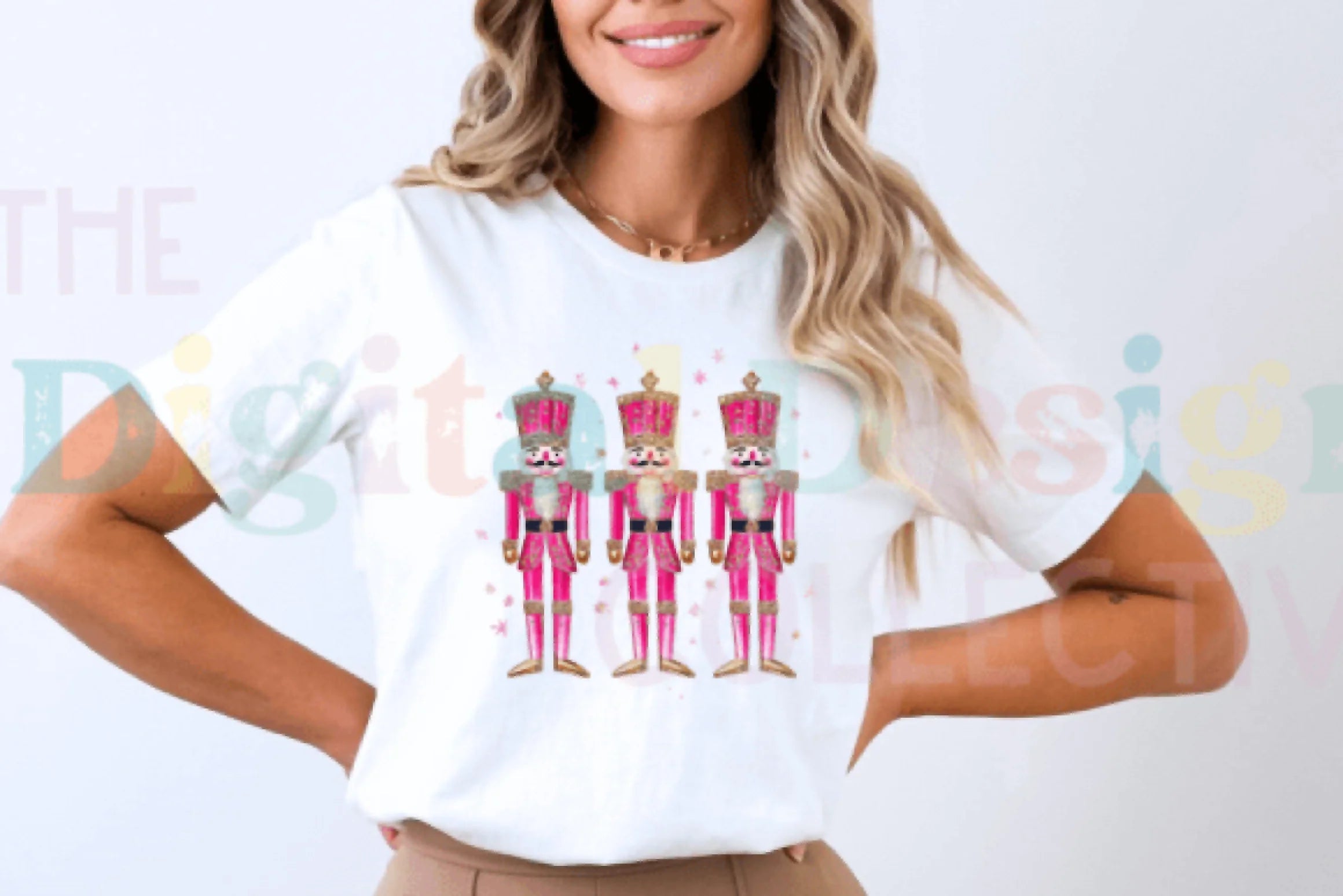 Pink Glitter Nutcracker Friends Clipart Bundle - CraftNest - Digital Crafting and Art