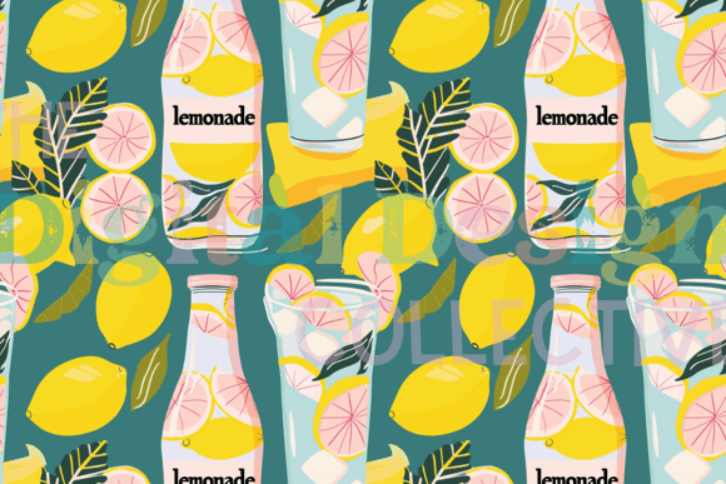 Pink Lemonade Seamless Digital Paper - CraftNest - Digital Crafting and Art