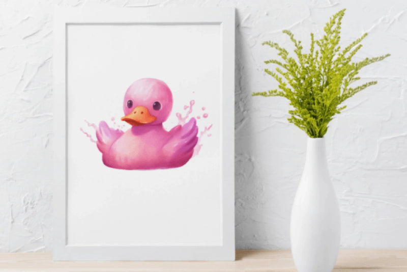 Pink Rubber Ducky Clipart Bundle - CraftNest - Digital Crafting and Art