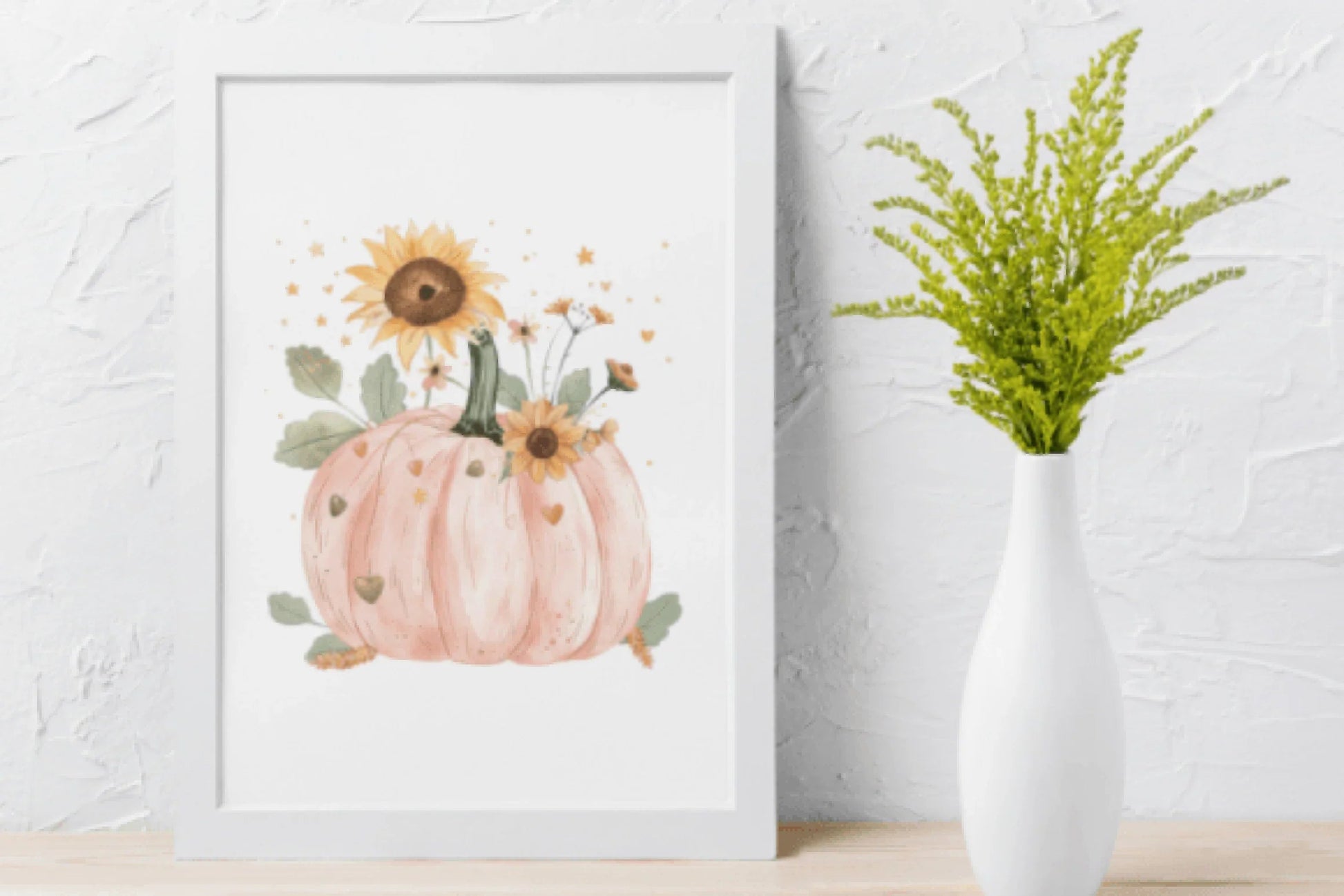 Pink Sunflower Pumpkin Clipart Bundle - CraftNest - Digital Crafting and Art