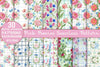 Pink Peonies Seamless Pattern Digital Paper