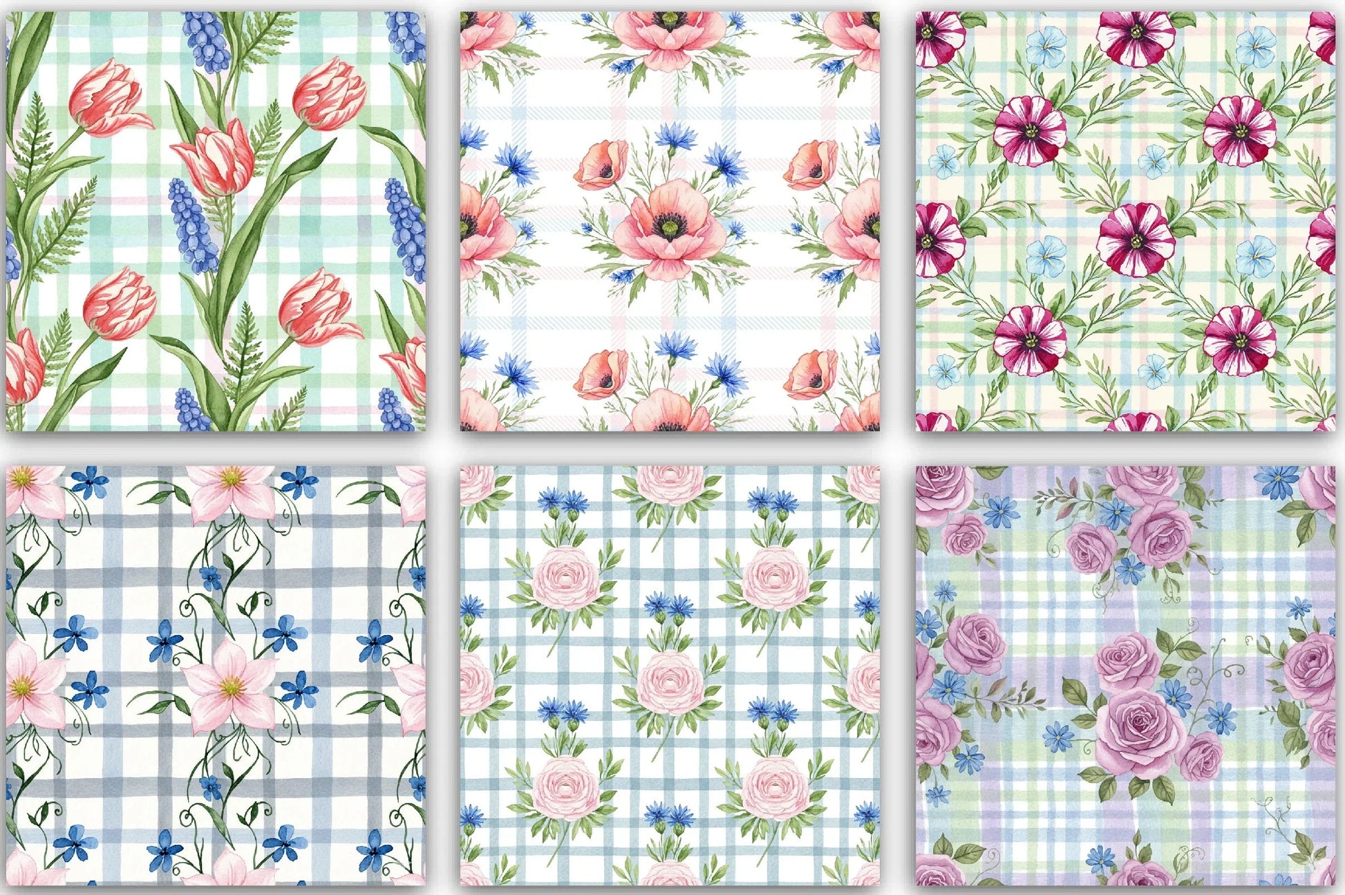 Pink Peonies Seamless Pattern Digital Paper - CraftNest - Digital Crafting and Art