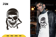 Pirate Skull Head SVG Bundle - CraftNest - Digital Crafting and Art