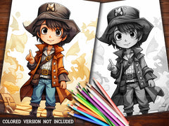 Pirate Kids Coloring Books - CraftNest