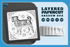 Floral Papercut Pitbull SVG Bundle - CraftNest - Digital Crafting and Art