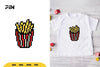 Pixel Art Fast Food 8Bit French Fries Clipart Bundle