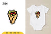 Pixel Art Fast Food 8Bit Kebab Clipart Bundle