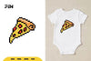 Pixel Art Fast Food 8Bit Pizza Clipart Bundle